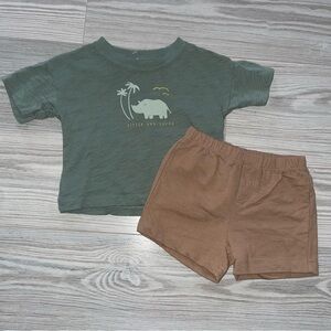 Baby Boys Two-Piece Summer Outfit Size 6 Months